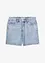 Bermuda en jean taille mi-haute, peu extensible, bonprix