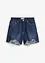 Short en jean taille haute, peu stretch, bonprix
