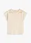 T-shirt avec détails en dentelle, bonprix