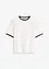 T-shirt à liserés en dentelle, bonprix