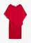Robe en dentelle avec haut drapé en crêpe fin, bonprix