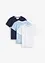 Lot de 3 T-shirts 100% coton, bonprix