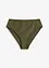 Bas de bikini taille haute, échancré, bonprix