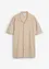 Chemise manches courtes en lin majoritaire, ample, bonprix