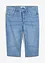 Bermuda long et léger en jean extensible, Regular, bonprix