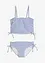 Bikini bandeau (ens. 2 pces) à bretelles amovibles, bonprix