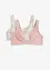 Lot de 2 soutiens-gorge coton sans armatures, bonprix