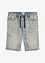 Bermuda taille élastiquée en léger denim, slim, bonprix