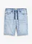 Bermuda taille élastiquée en léger denim, slim, bonprix