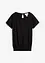 T-shirt en fil flammé avec base smockée, bonprix