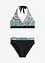 Bikini dos nu (ens. 2 pces) en polyamide recyclé, bonprix