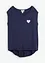 T-shirt court devant long derrière en viscose fluide, bonprix