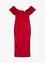 Robe en dentelle à manches drapées, bonprix