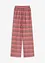 Pantalon large en jersey aspect crochet, bonprix