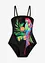 Maillot 1 pièce sculptant, maintien léger, bonprix