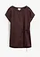 T-shirt 100% lin à finitions tissées, bonprix