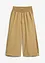 Pantalon en lin majoritaire, longueur 3/4, bonprix