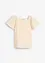 Blouse en jersey à broderies anglaises, bonprix