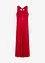 Robe en crêpe avec jupe plissée et détail boucle sur la ceinture, bonprix