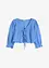 Blouse en broderie anglaise à manches bouffantes, bonprix