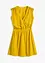 Robe en lin mélangé à finitions effilochées, bonprix