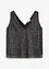 Crop top au décolleté plongeant, bonprix