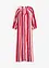 Robe caftan rayée en viscose texturée, bonprix