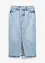 Jupe midi en jean, bonprix