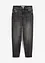 Jean mom taille haute, peu extensible, cropped, bonprix