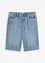 Bermuda en jean taille mi-haute, peu extensible, bonprix