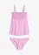 Tankini bandeau smocké (ens. 2 pces), bonprix