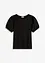 T-shirt en jersey avec manches bouffantes en popeline de coton, bonprix