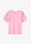 T-shirt en jersey avec manches bouffantes en popeline de coton, bonprix