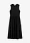 Robe midi en jersey texturé avec découpe dos, bonprix