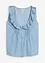 Top en jean de coton, bonprix