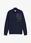 Sweat à col zippé 100% coton, bonprix