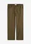 Pantalon taille extensible classique en coton léger, droit, bonprix