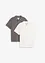 Lot de 2 polos manches courtes, bonprix