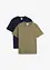 Lot de 2 T-shirts 100% coton, bonprix