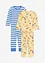 Lot de 2 pyjamas 100% coton (ens. 4 pces), bonprix