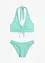 Bikini dos nu (ens. 2 pces) avec fronces, bonprix