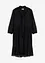 Robe en jersey mesh à col lavallière, bonprix
