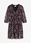 Robe en jersey et mesh à volants, bonprix