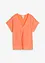 T-shirt avec soie et empiècement tissé, bonprix