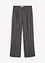 Pantalon à pinces, coupe légèrement barrel, bonprix