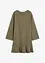 Robe courte à base volantée en jersey Milano, bonprix