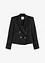 Blazer court effet tweed à boutonnage croisé, bonprix