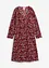 Robe en jersey crêpe gaufré, bonprix