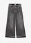 Jean large taille haute, raccourci, bonprix