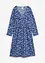 Robe en jersey crêpe gaufré, bonprix